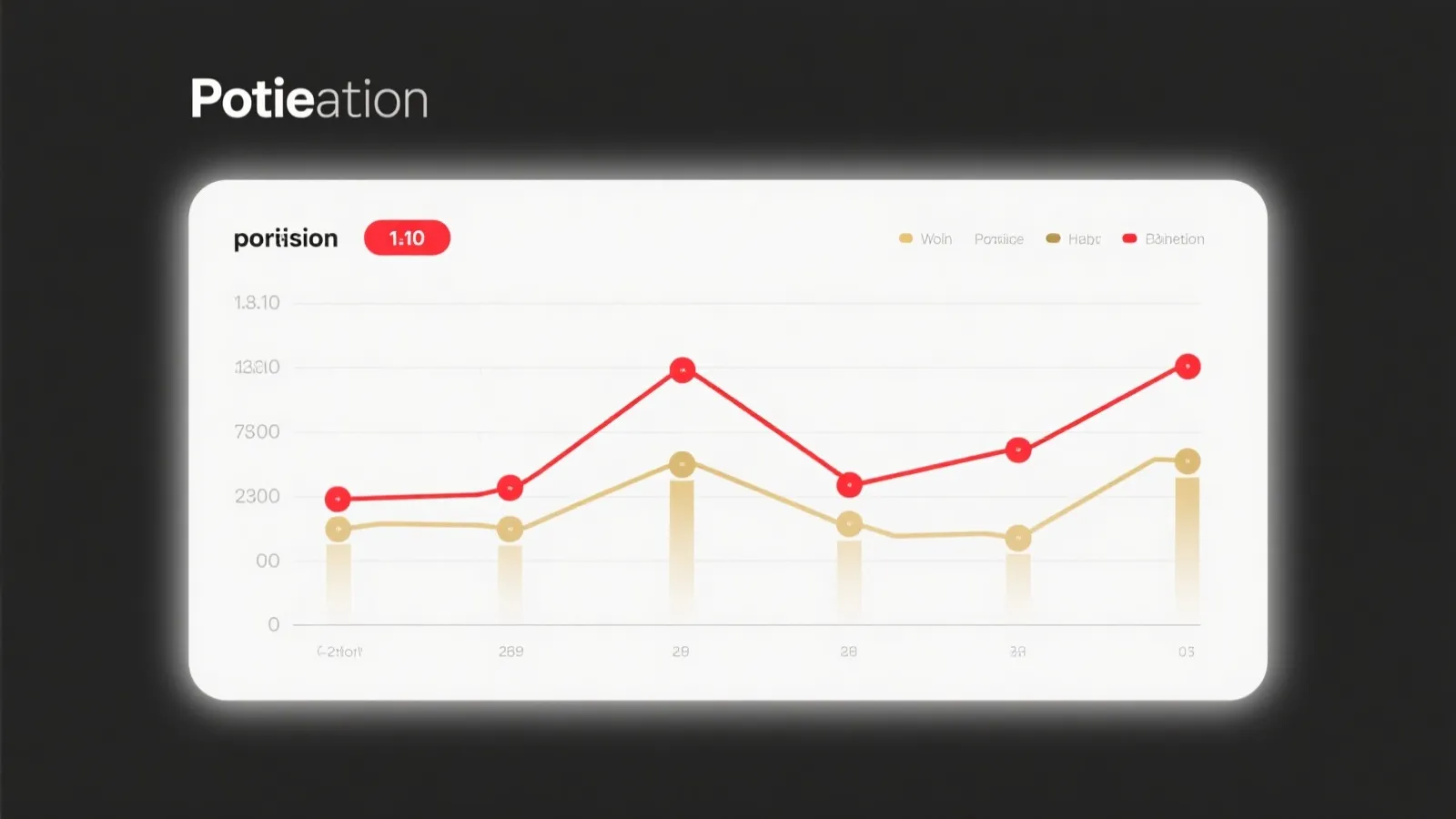 位置走势多折线示意图